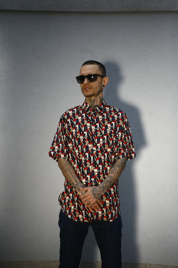 Alternative Clothing - Men's Dress Shirts - Men Button-up Shirt - Etsy