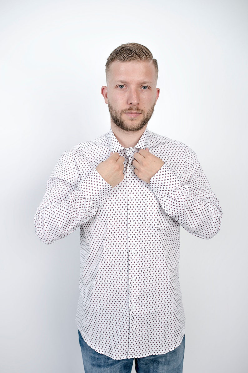 Men's buttonup shirt Funny animal print Alternative Etsy