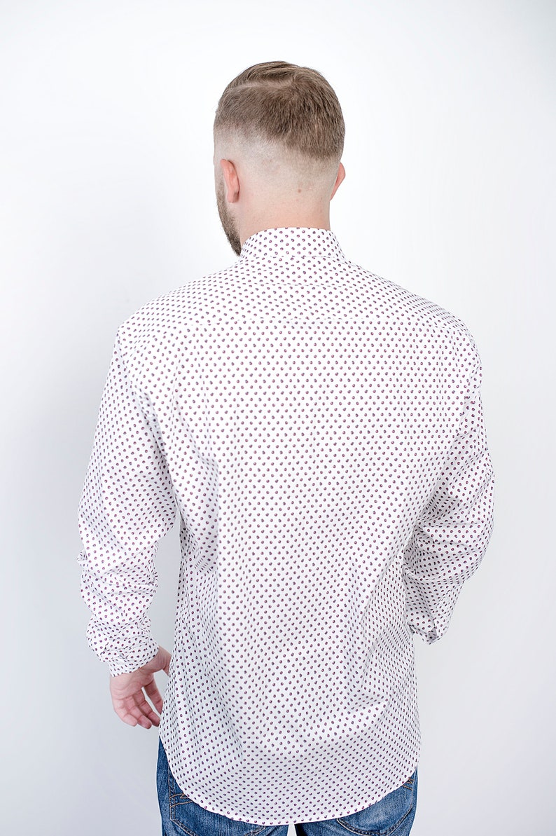 Men's Buttonup Shirt Funny Animal Print Alternative Etsy