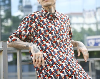 alternative mens dress shirts Alternative Clothing - Men's Dress Shirts - Men Button-up Shirt