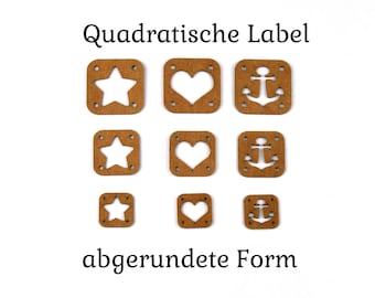 Quadratische Label