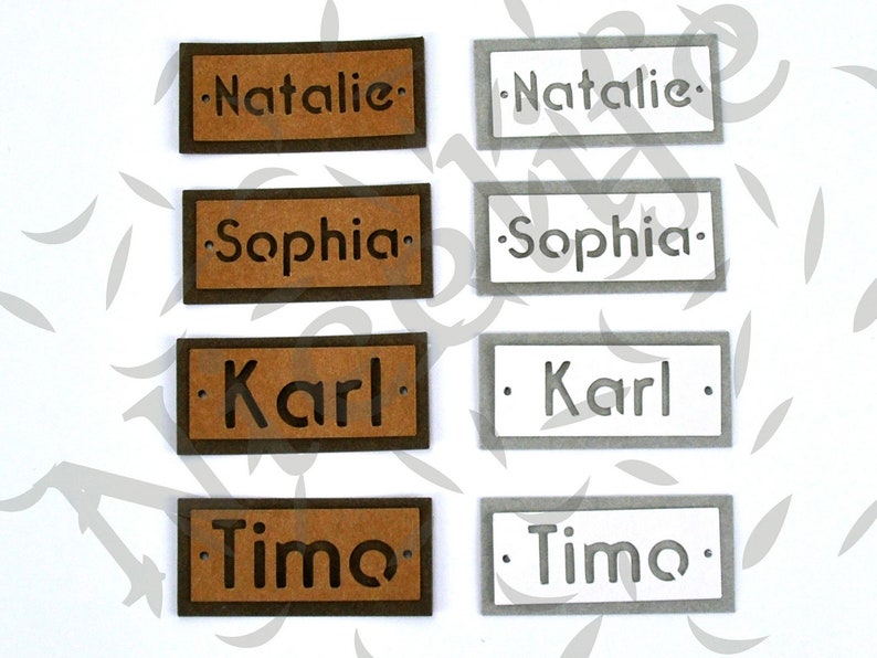 6 Labels with names image 4