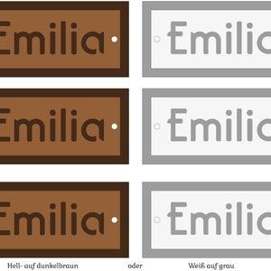 6 Labels with names image 1