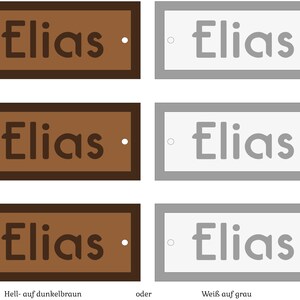 6 Labels with names image 2