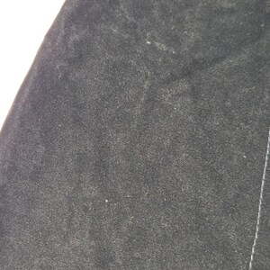 Vintage Anthropologie Black Rayon Velvet Skirt 8 Bild 10