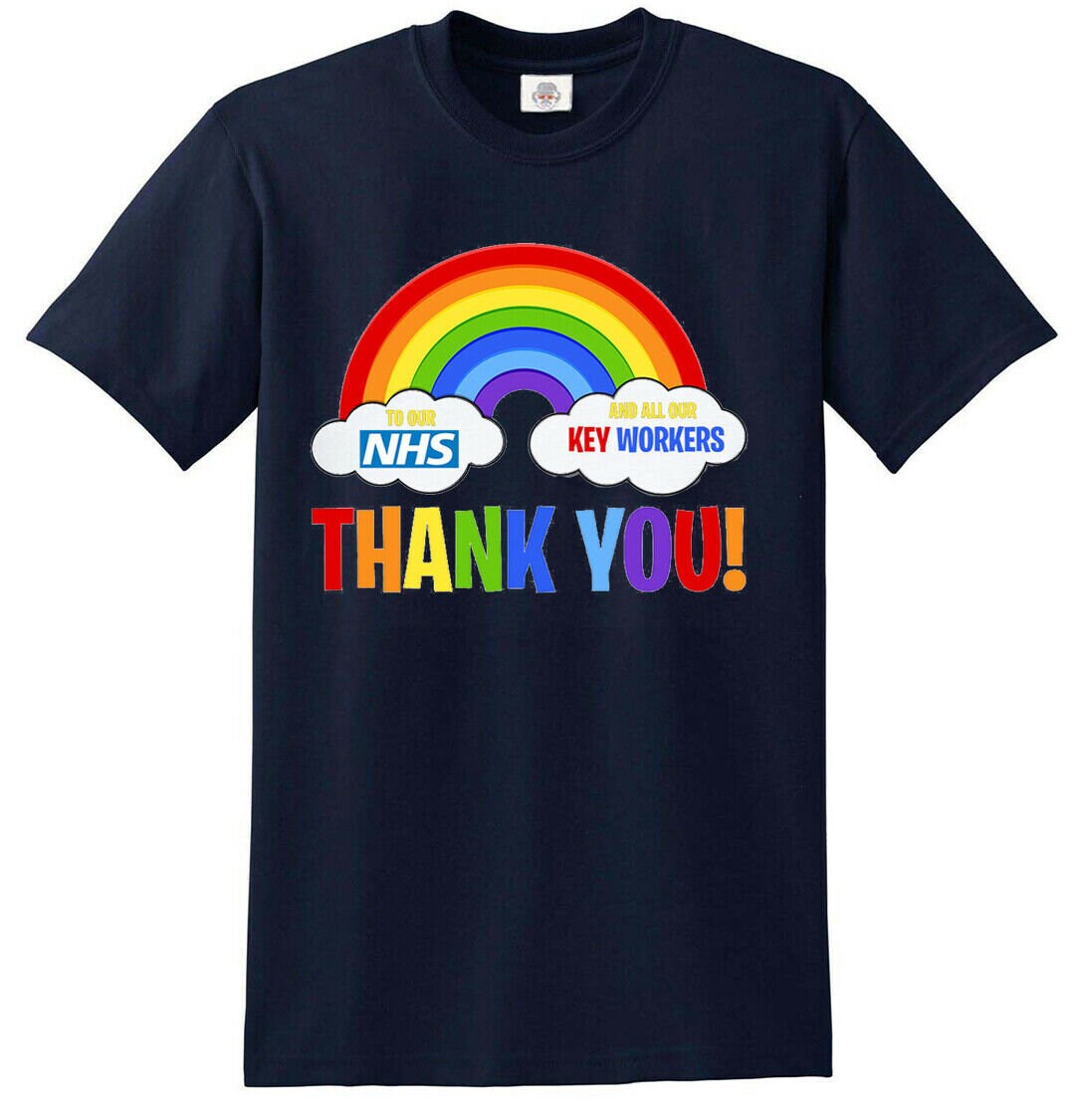 NHS Rainbow Men's T-shirt Love Workers 