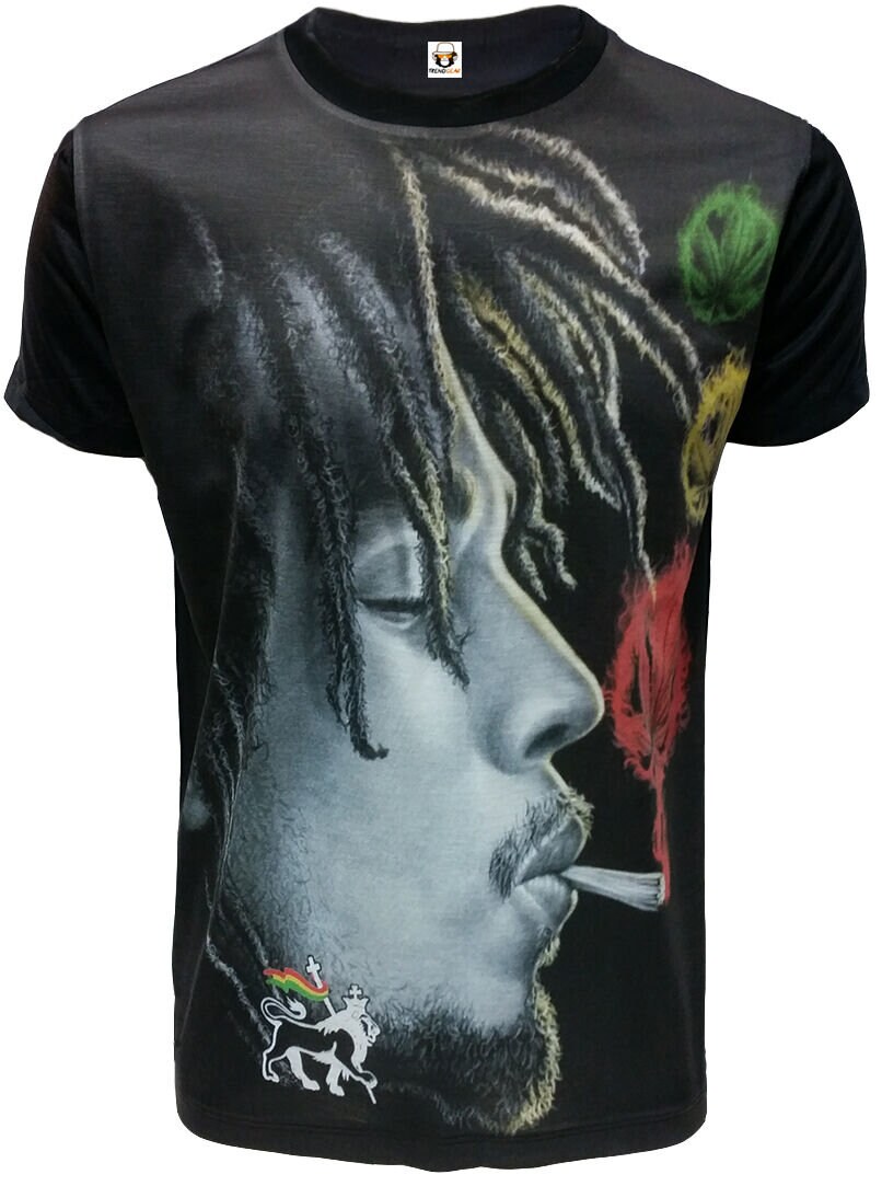BOB MARLEY Sublimation Front Print T 