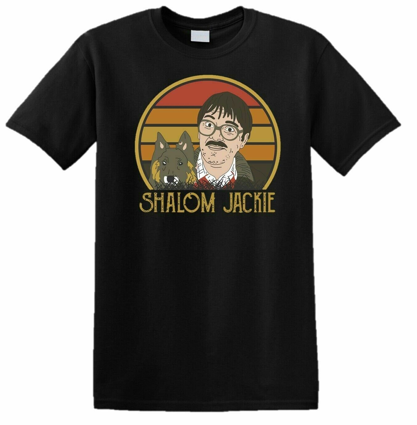 Discover Shalom Jackie Friday Night Dinner Parody Wilson Funny Gift Retro T Shirt Top