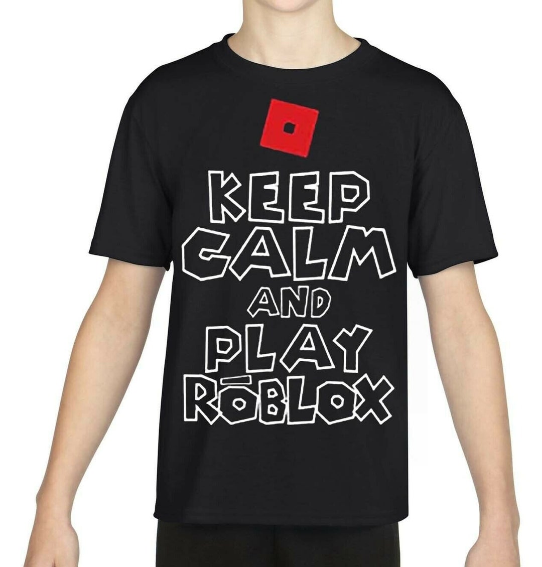 Galm Page De Garde Cahier Gardez votre calme et jouez T-shirt Roblox T-shirts de jeu - Etsy Canada