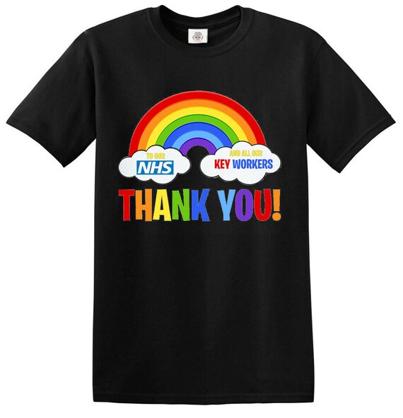 Thank You to NHS Rainbow Men's T-shirt 