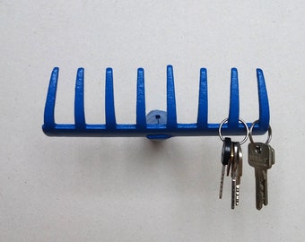 Garderobe / Schlüsselbrett blau