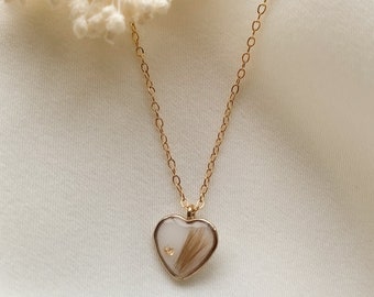 Breast Milk Jewelry Chain Heart