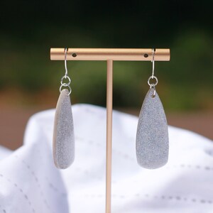 Silver Clay Earrings  |  Polymer Clay Earrings  |  Fun Clay Earrings  |  Glitter Earrings  |  Dangle Earrings  |  Statement Earrings