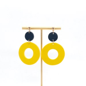 Polymer Clay Earrings  |  Michigan Earrings  |  Blue & Yellow Earrings  |  Pitt Earrings  |  LA Rams Earrings  |  California Earrings