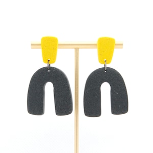 Polymer Clay Earrings  |  App State Earrings  |  Black & Yellow Earrings  |  Steelers Earrings  |  Mizzou Earrings  |  Iowa Earrings