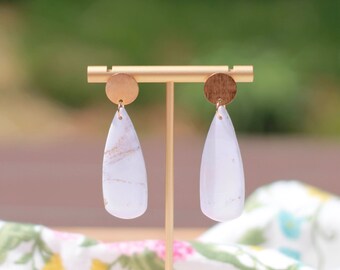 White Clay Earrings  |  Polymer Clay Earrings  |  Bride Clay Earrings  |  Neutral Earrings  |  Marble Earrings  |  Statement Earrings