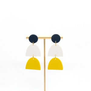 Polymer Clay Earrings  |  Michigan Earrings  |  Blue & Yellow Earrings  |  Pitt Earrings  |  LA Rams Earrings  |  California Earrings
