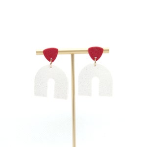 Polymer Clay Earrings  |  Alabama Earrings  |  Crimson Tide Earrings  |  Razorbacks Earrings  |  Sooners Earrings  |  Hoosiers Earrings