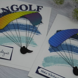Birthday card man, paraglider, paragliders, image 4