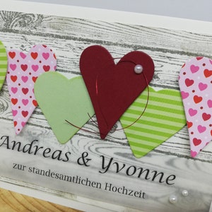 Einladung zur Hochzeit Herzliche Glückwünsche Bild 2