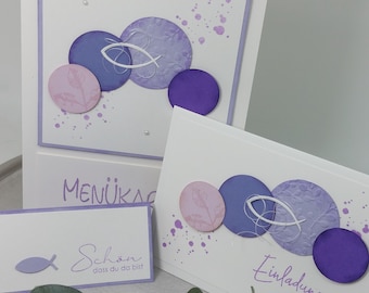 Invitation to communion/confirmation/baptism - congratulations