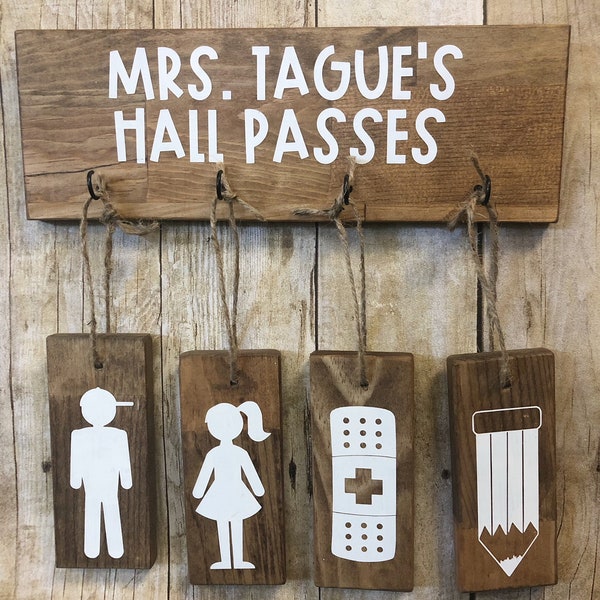 Classroom Hall Passes