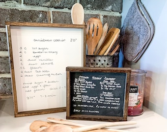 Your handwritten Recipe/Letter transferred to wood Sign