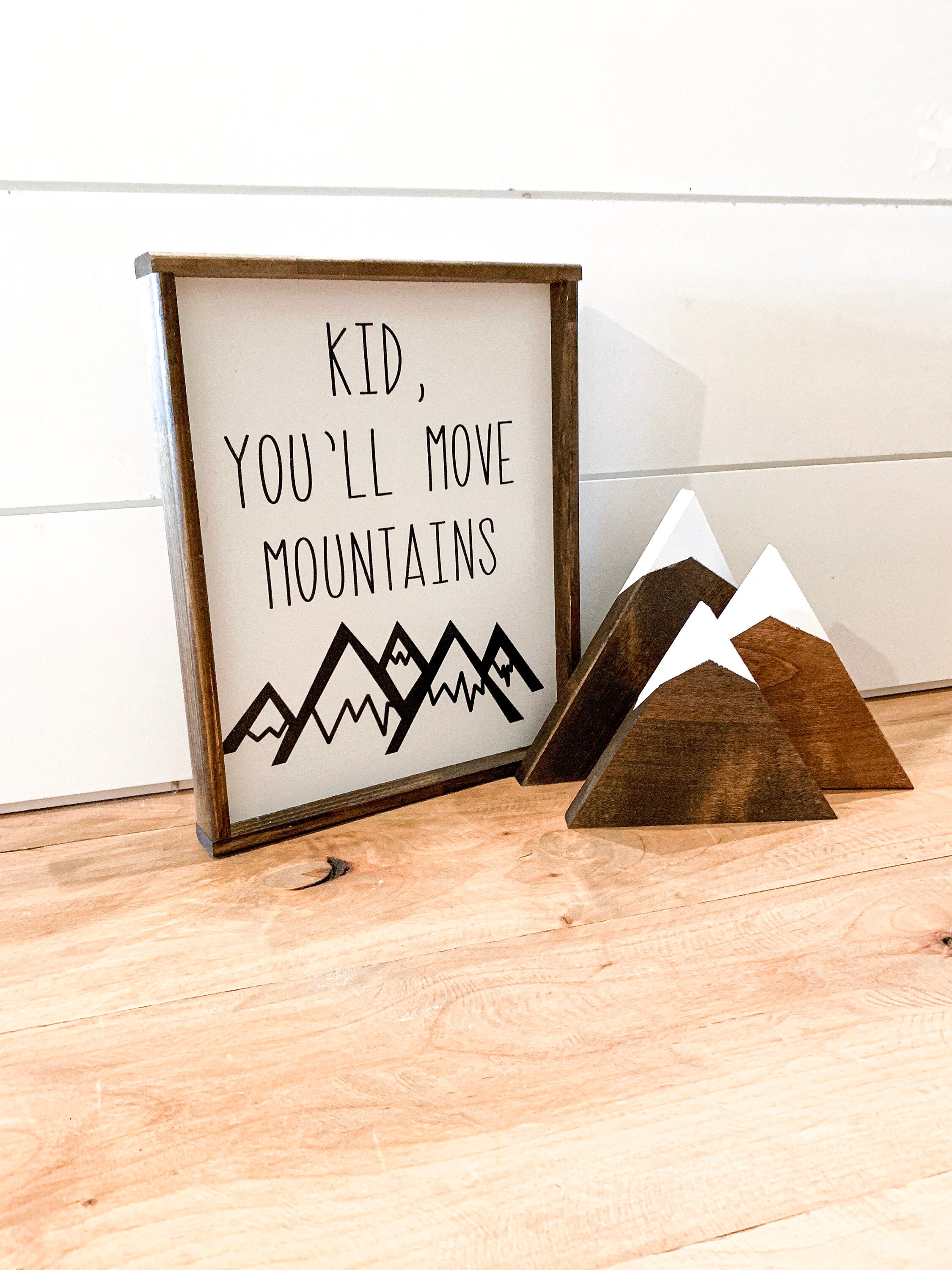 Kid Youll Move Mountains Kid Sign Classroom Decor Teacher | Etsy