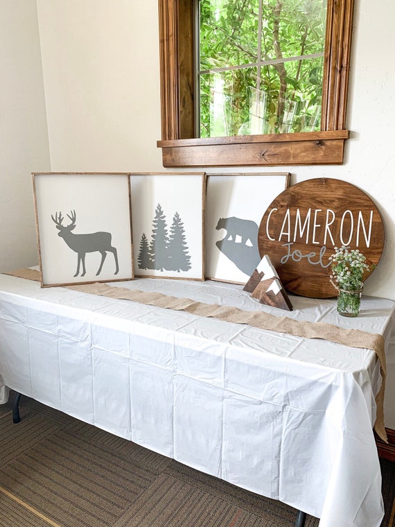 rustic nursery theme