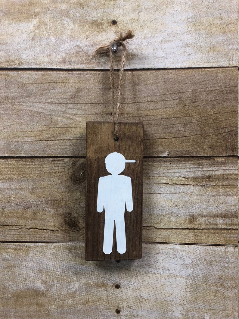 Wood Bathroom Hall Passes | Etsy