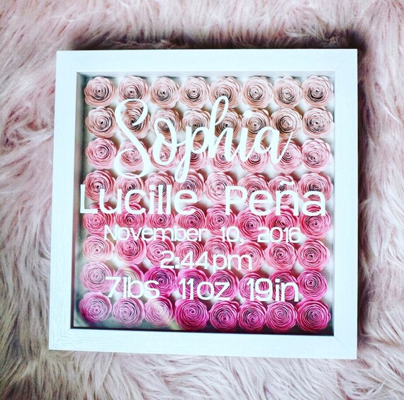 baby announcement flowers