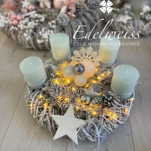Adventskranz Eiszauber Adventsdeko