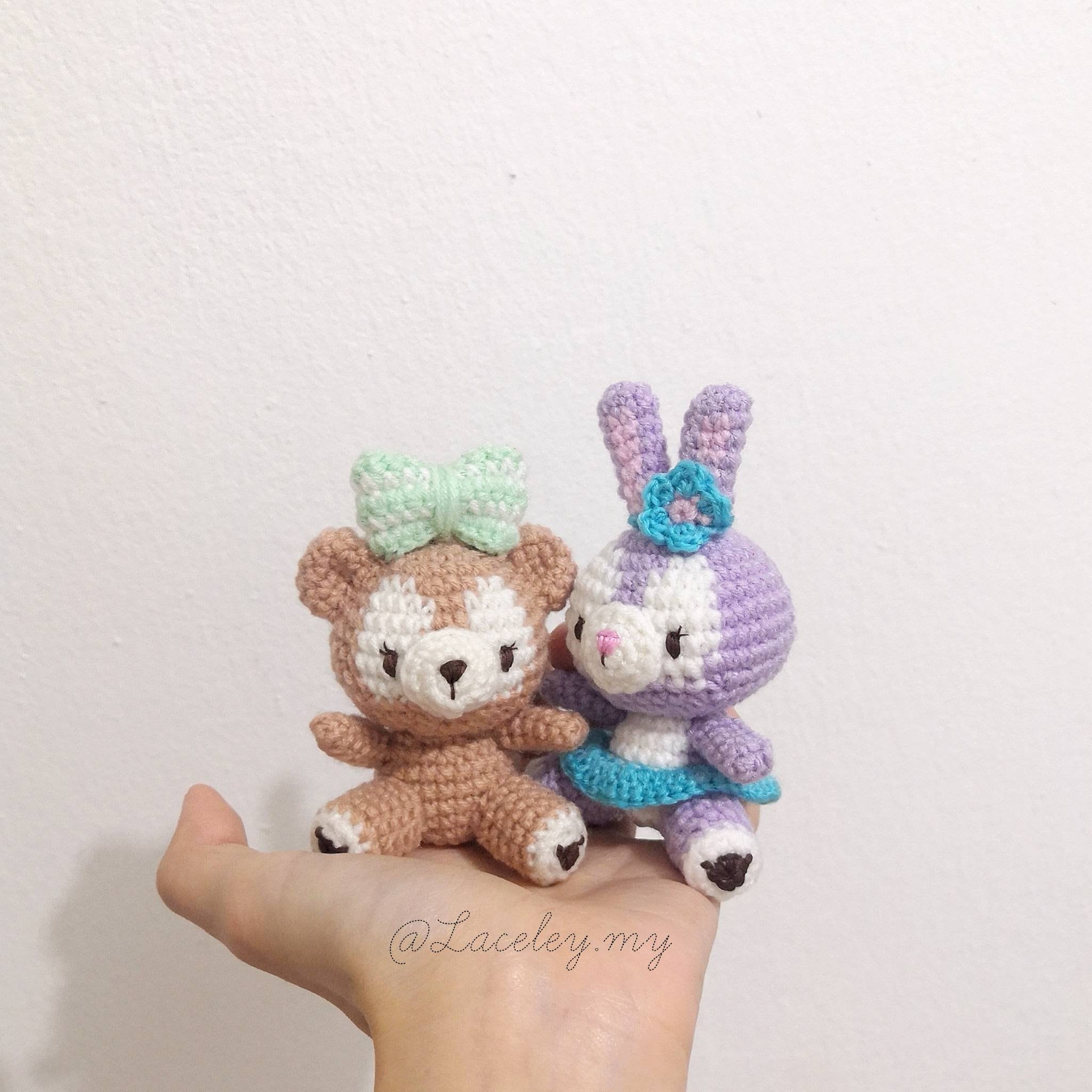 パターン [PDF ファイル] : ステラ・ルー / ウサギのかぎ針編み