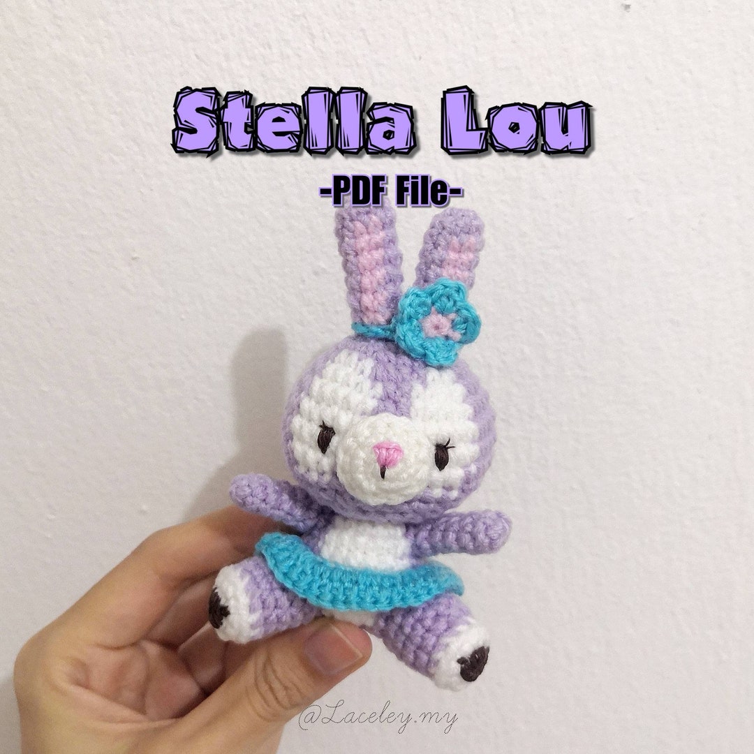 PATTERN [PDF File] : Stella Lou /rabbit Crochet Pattern Amigurumi ...