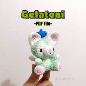 PATTERN [PDF File] : Gelatoni Crochet Pattern Amigurumi Pattern