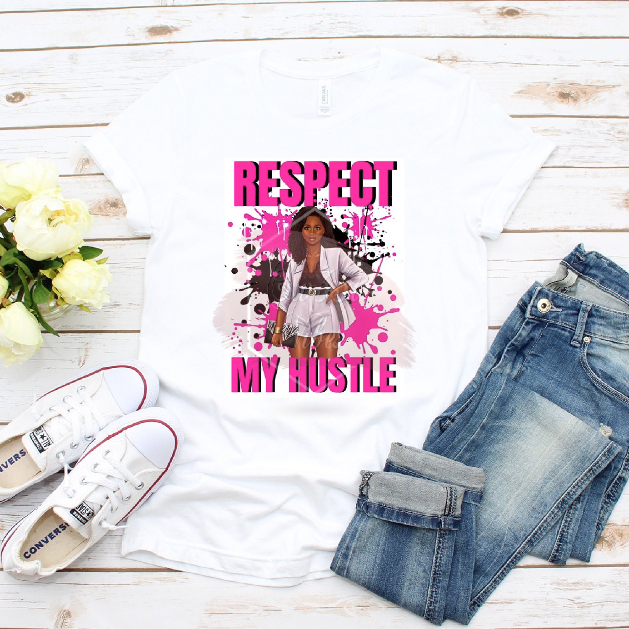 respect the hustle t shirt