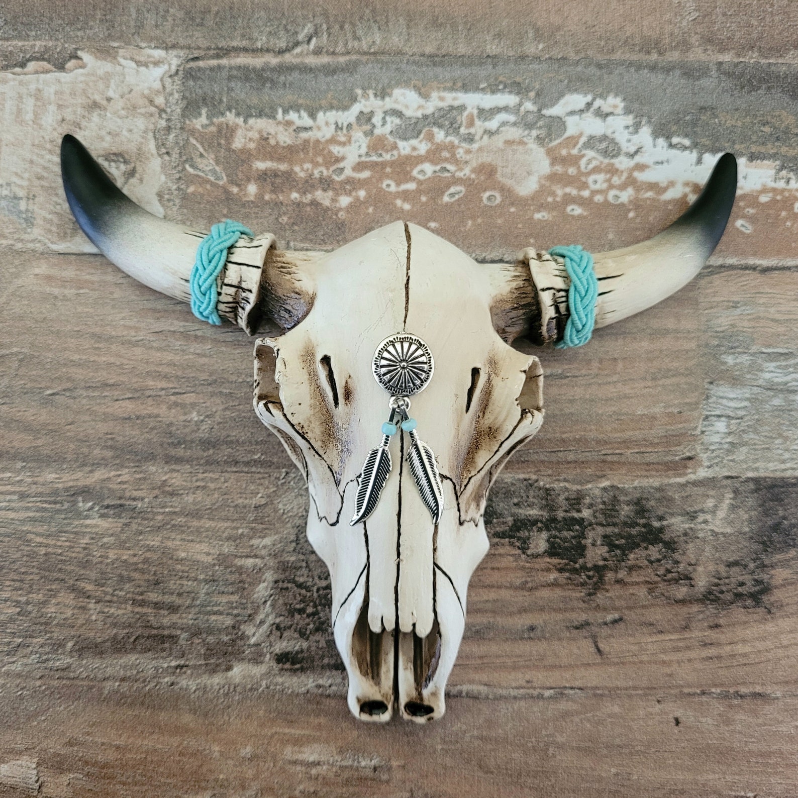 TEXAS Longhorn,faux Cow Skull,wall Hanging Decor,mini Skull