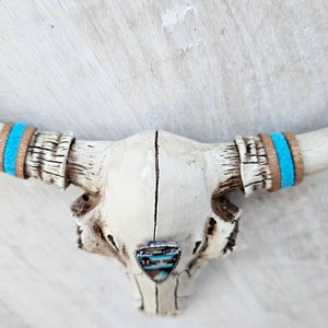 RUSTIC STEER Skull,rustic Western Wedding Cake Topper,mini Cow Skull ...