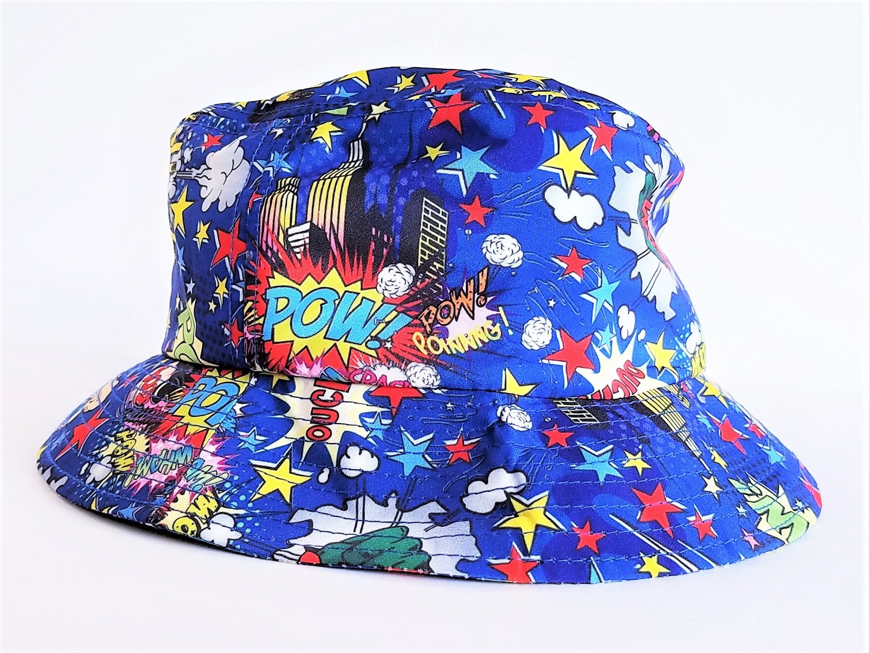 BUCKET HatSatin Lined Bucket HatBlue Mens Bucket Etsy