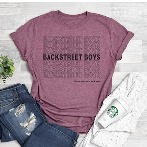 Backstreet Boys, BSB, Super Soft Shirt, Boyband Fan, Many Colors Available, Unisex T-shirt