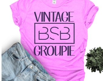 Vintage BSB Groupie, Backstreet Boys, Boyband Fan, Many Colors Available, Unisex T-shirt
