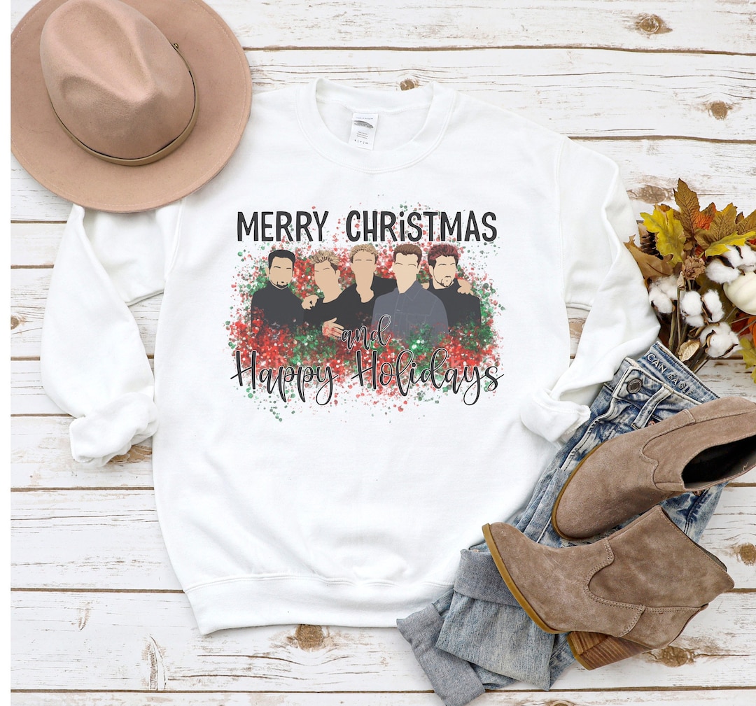 NSYNC Merry Christmas, Happy Holidays, Christmas Crewneck - Main Image