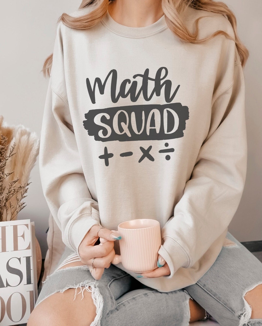 Happy Math Sweater Math Squad Crewneck Sweater, Super Soft and Comfy Sweatshirt, Unisex ...