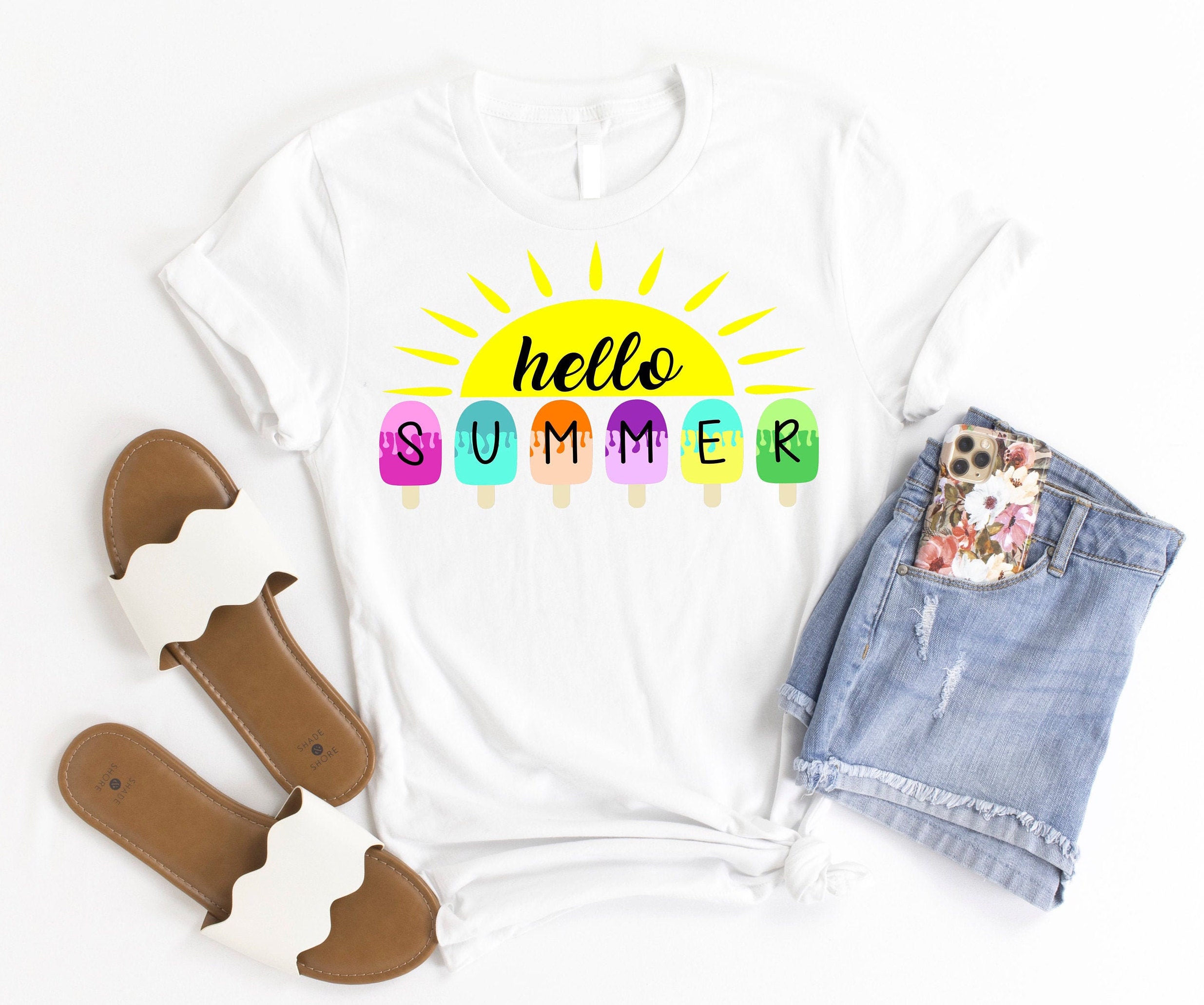 Hello Summer End of the Year Teacher Shirt School Shirt - Etsy