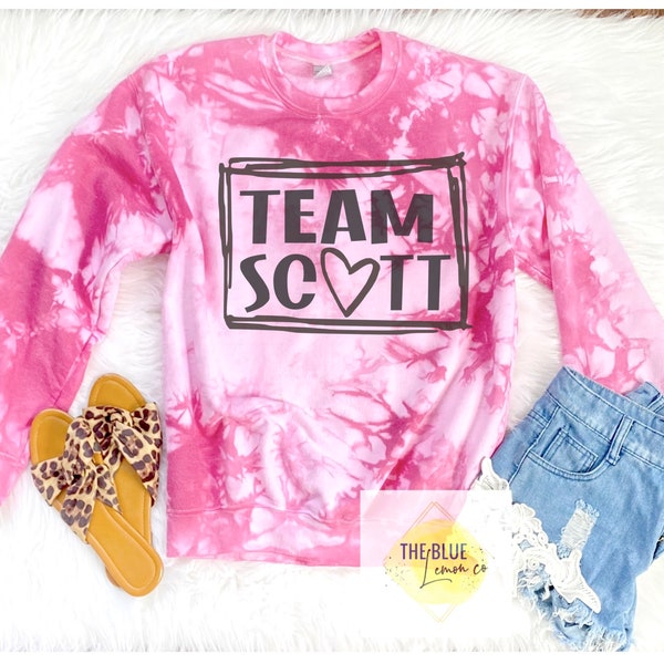 Scott Strong Hand-Dyed, Tie-Dye, Sweatshirt, Super Soft and Comfy Sweatshirt