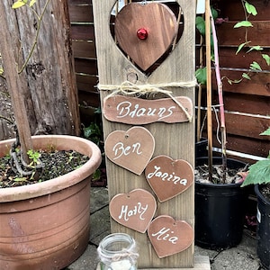 Wooden sign, Wooden display, Stele, Garden décor, Wood, Wooden board, Entrance décor, Welcome sign, Welcome
