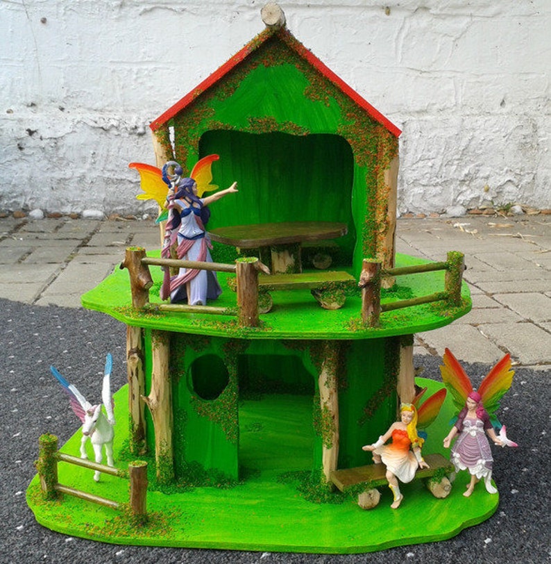 Elfenhaus aus Naturholz Etsy