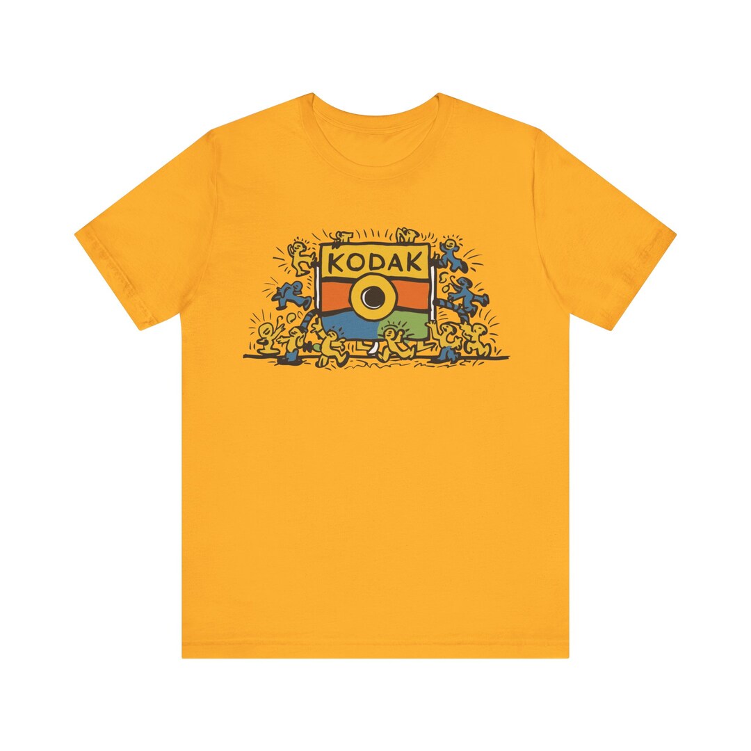 ★KODAK★ CINERY GRAPHIC HALF SLEEVE T-SHIRT CHARCOAL K] KODAK