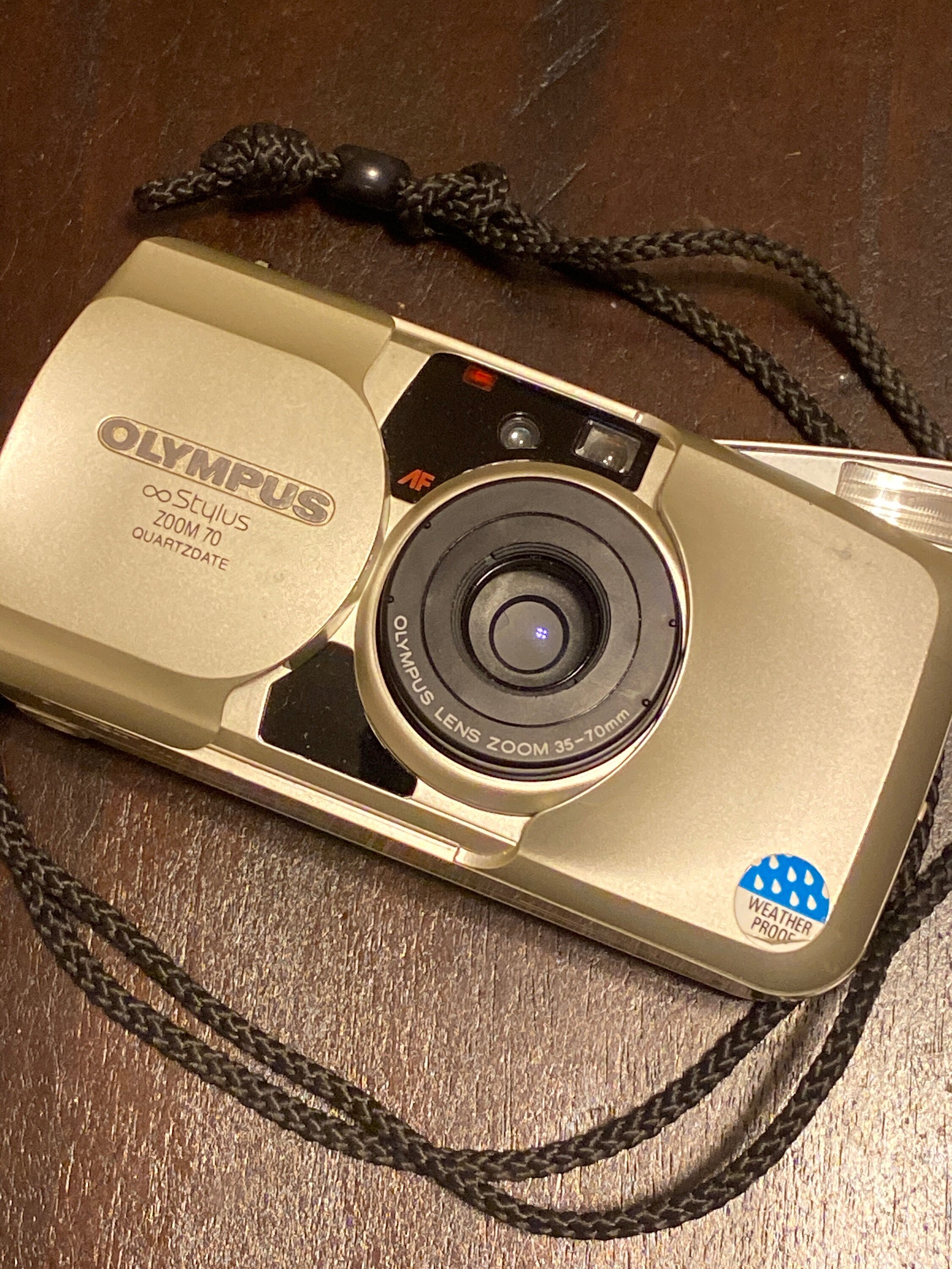 OLYMPUS μ mju ZOOM 105 DELUXE Silver Camera