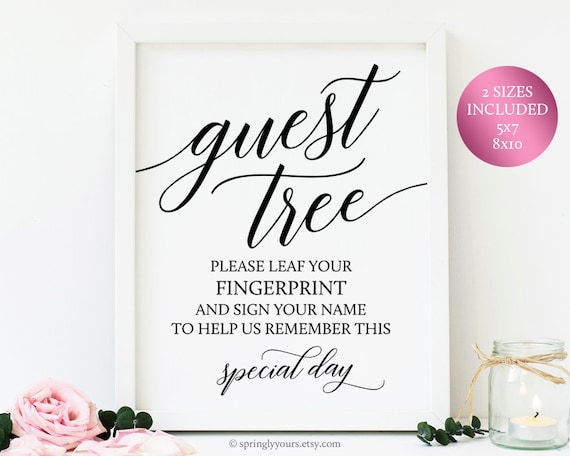 baby shower fingerprint guest book